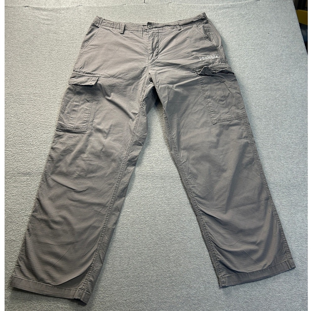 Cargo Pants Mens XL Gray Ripstop Utility Straight Leg Gym Streetwear Gorpcore